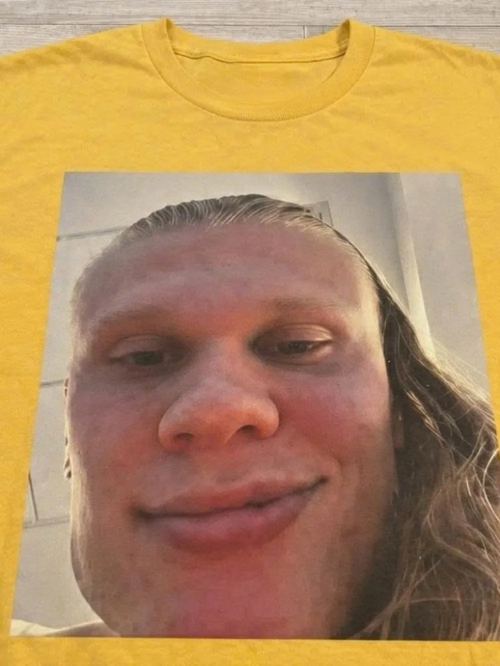 Yellow Graphic Crewneck T-Shirt